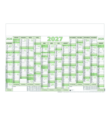 Plakatkalender 919-0713, Natura, 14 Monate / 1 Seite, 88x63cm, 2027
