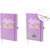 Notizbuch Happy Greetings violett