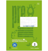 Schulblock 040746003 Premio, Lineatur 3 / Schreiblern-Lineatur, A4, 90g, 50 Blatt