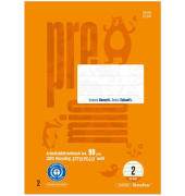 Schulblock 040746002 Premio, Lineatur 2 / Schreiblern-Lineatur, A4, 90g, 50 Blatt