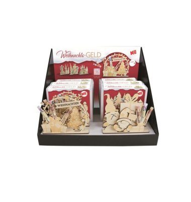 Geldgeschenk Holzaufste sortiert 01-0342 u. K-1008 Weihnachten