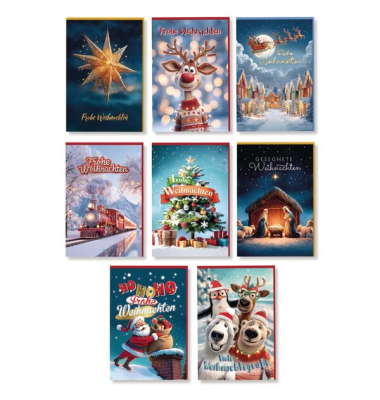Weihnachtskarte 3D Magic sortiert 22-2810 Bild