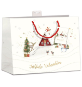 Geschenktasche 7522-2408-Q, Winterwelt, 320mm x 260mm