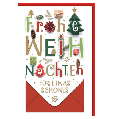 Weihnachtsgeldscheinkarte 5220042 Bild