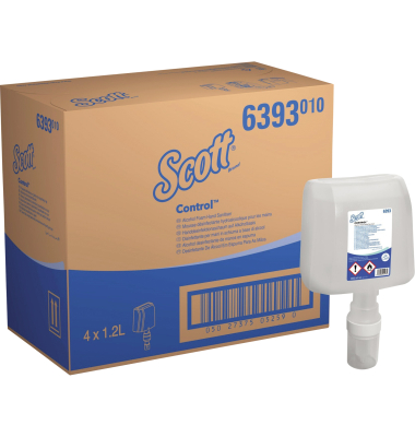 Handdesinfektion 6393 ControlT, parf&uuml;mfrei, 1,2 l, Kartusche