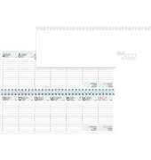 Schreibtischquerkalender LY-TQ-60, 1 Woche / 1 Seite, 30x10cm (quer), 2027