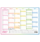 Plakatkalender 11368-5, Premium, 6 Monate / 1 Seite, 29,7x21cm (A4 quer), 2027