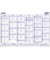 Tafelkalender 22000, 6 Monate / 1 Seite, 21cmx14,8cm (BxH) (A5), 2027