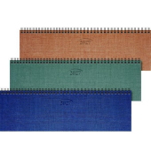 Schreibtischquerkalender 1077701955, 1 Woche pro Doppelseite, 32,6x10,2cm (quer), 2027