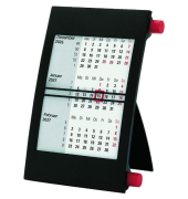 Dreimonatskalender Tischaufsteller JK2-SW, 3 Monate / 1 Seite, 11x18cm (BxH) (110x180mm), 2027