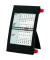 Dreimonatskalender Tischaufsteller JK2-SW, 3 Monate / 1 Seite, 11x18cm (110x180mm), 2027