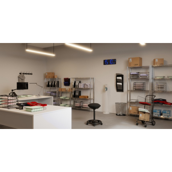 Alba Sitzhocker MHROLLY N, schwarz, mit Rollen 3129710017331 Alba