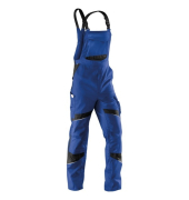 Arbeitshose, kornblumenblau/schwarz