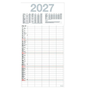 Monatskalender LY-MTTP, Team-Terminplaner, 1 Monat / 1 Seite, 5 Spalten, 30x59cm, 2027