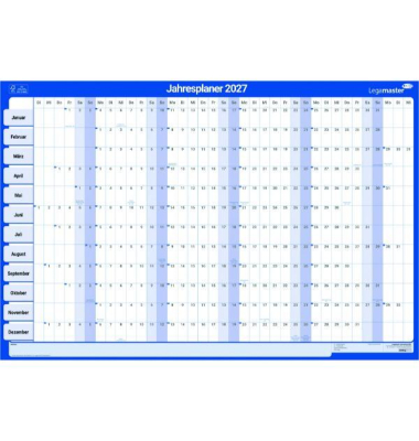 Plakatkalender 7-420121-26, 12 Monate / 1 Seite, 90x60cm, 2027
