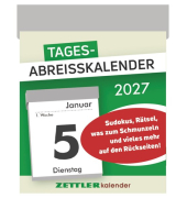 Abrei&szlig;kalender 143600, 1 Tag / 1 Seite, 5,4x7,2cm, 2027