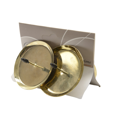 Adventkerzenhalter eisen glanz gold
