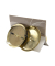 Adventkerzenhalter eisen glanz gold