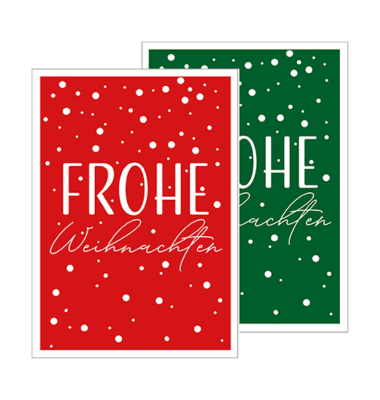 Weihnachtskarte 4ST sortiert