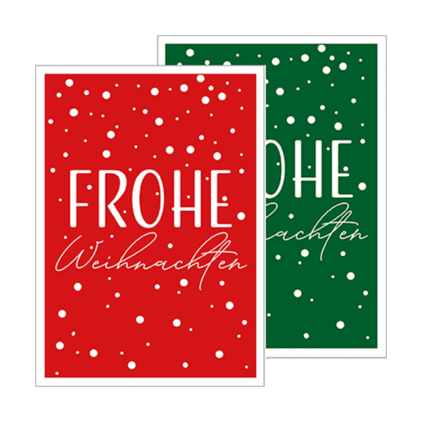 Hanra Weihnachtskarte 4ST sortiert 9004546595021 Hanra