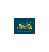 D.T. Weihnachtspostkarte H&auml;user