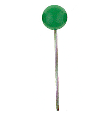 Markiernadeln mit Rundkopf dunkelgr&uuml;n 5 x 16 mm