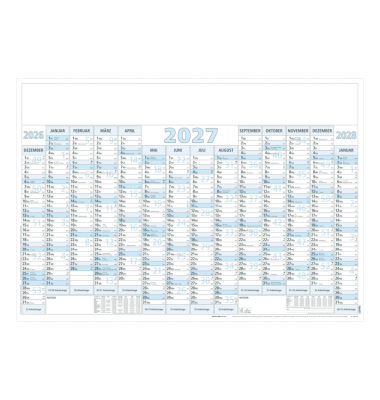 Plakatkalender 915-0015, 14 Monate / 1 Seite, 100x70cm (BxH) (100x70cm), 2027