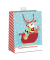 Weihnachtlicher Geschenktragetasche Kind Schlitten