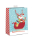 Weihnachtlicher Geschenktragetasche Kind Schlitten