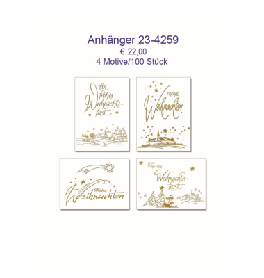 Weihnachtlicher Anh&auml;nger 23-4259 Bild
