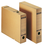Archivbox Premium 6084-00-00, A4, braun, Wellpappe (RC) kaschiert
