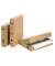 Archivbox Premium 6084-00-00, A4, braun, Recycling-Wellpappe kaschiert