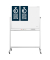 Stativdrehtafel-Whiteboard Design SP mobil, 1240989, 200x100cm, lackiert, Aluminiumrahmen