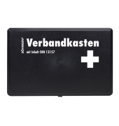 Verbandkasten Kiel schwarz gef&uuml;llt DIN 13157