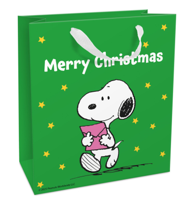 Weihnachtlicher Geschenktragetasche Snoopy