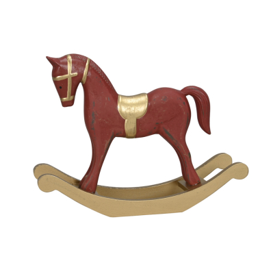 Weihnachtlicher Figur Schaukelpferd