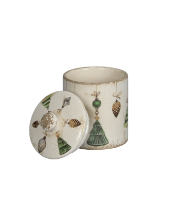 Weihnachtlicher  Dekodose Baumschmuck