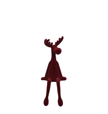 Weihnachtlicher  Figur Hirsch Kantenhocker