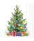 Motivservietten Weihnachten 33321100 / Weihnachtsbaum, 3-lagig, 33x33cm