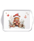 Weihnachtstablett Teddys Geschenk, 13 x 21 cm AMBIENTE 33720985