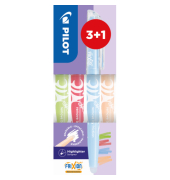 Textmarker-Set SW-FL-S4NP 4er, farbig sortiert, 3,8mm 