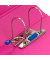 Ordner myColour Strong-Line 100081031, A4 80mm breit PP vollfarbig wei&szlig;/pink