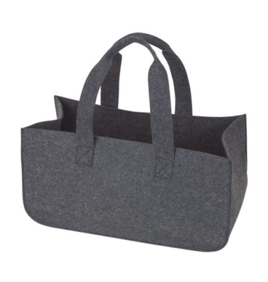 Filztasche HOMY grau 50x25x25cm