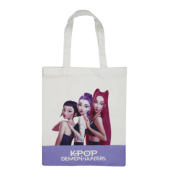 Umh&auml;ngetasche KPop Demon lila wei&szlig;
