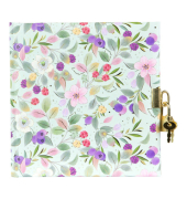 Tagebuch m.Schloss Blissful Blossom gn