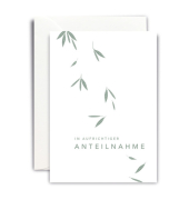 Trauerkarten 11901849024 B6 In aufrichtiger Anteilnahme