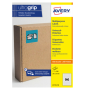Universaletiketten 20x20 PPWR wei&szlig;