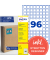 Universaletiketten 20x20 PPWR wei&szlig;