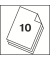 Universaletiketten 20x20 PPWR wei&szlig;