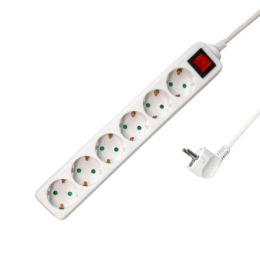 Steckdosenleiste MRCS206, 1,4, wei&szlig;